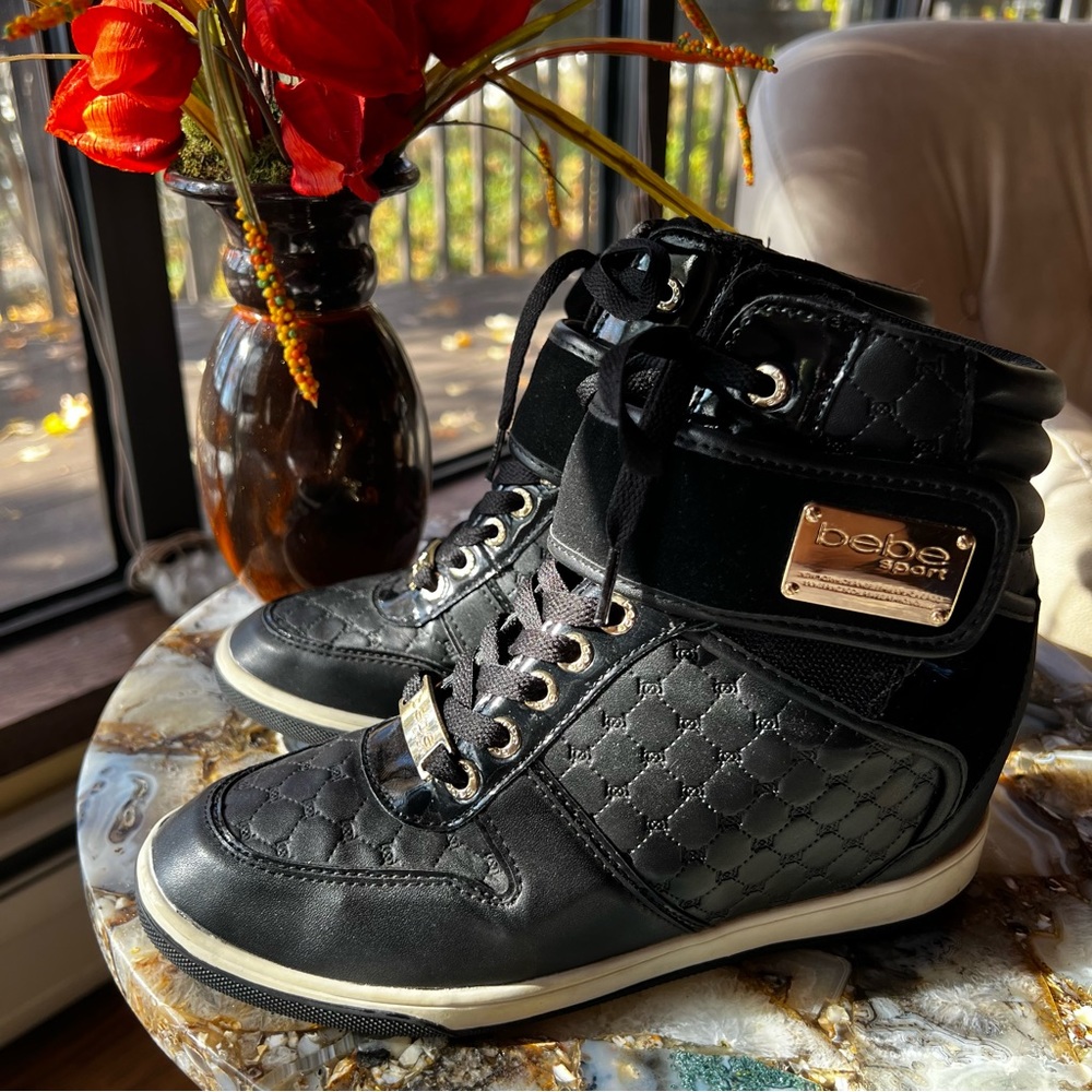 bebe sport barkley lace up sneakers